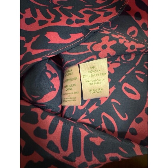 Lilly Pulitzer Lindamarie Caftan Dress Womens S/M Pink Elephantino Tropical - Picture 15 of 15